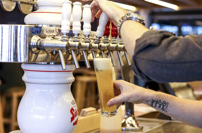Munich Brauhaus beer taps